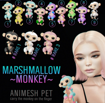 Second Life Marketplace - ~MR~Marshmallow Monkey~ 5